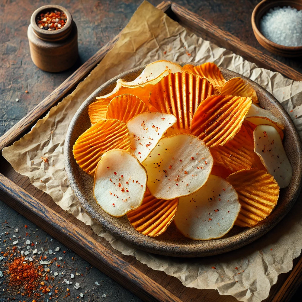 Chips de Daïkon et Patate Douce