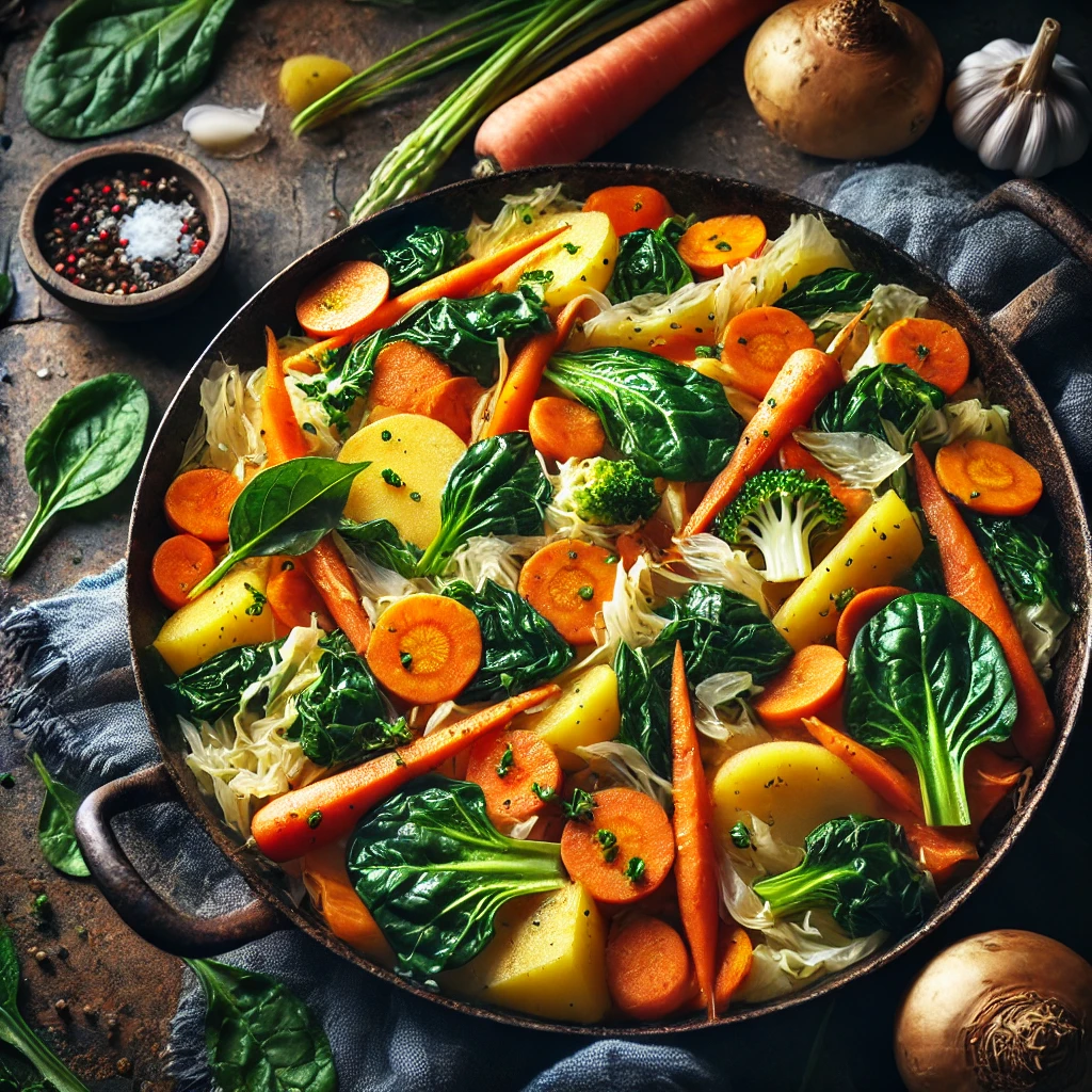 poêlée de légumes d'hiver