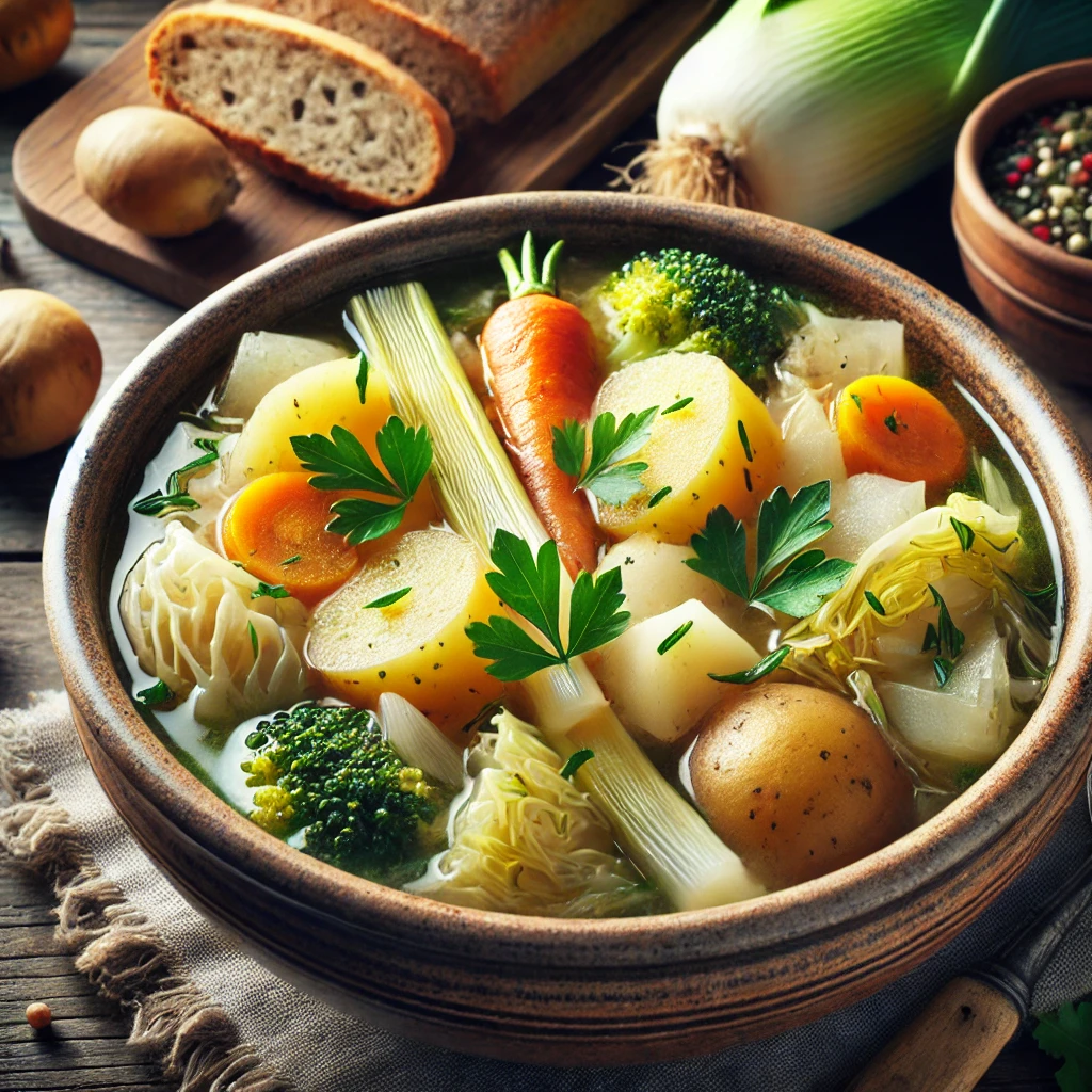 soupe de légumes d'hiver